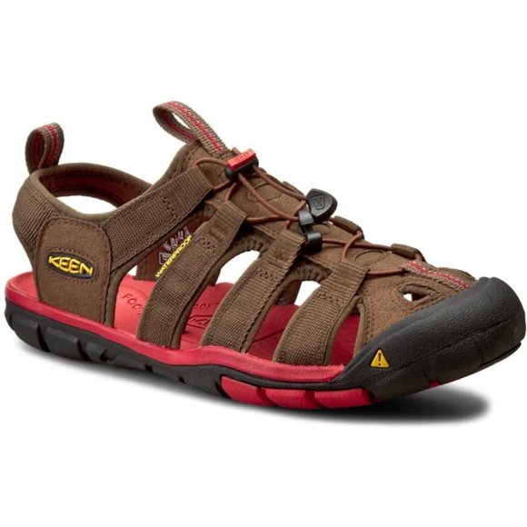 Keen Other - KEEN Clearwater CNX 1014452 Dark Earth/Racing Red Sandals